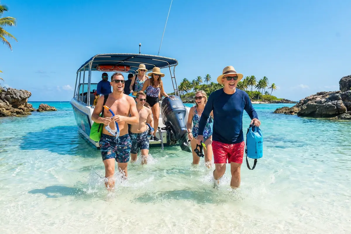Beach time on Saona Island